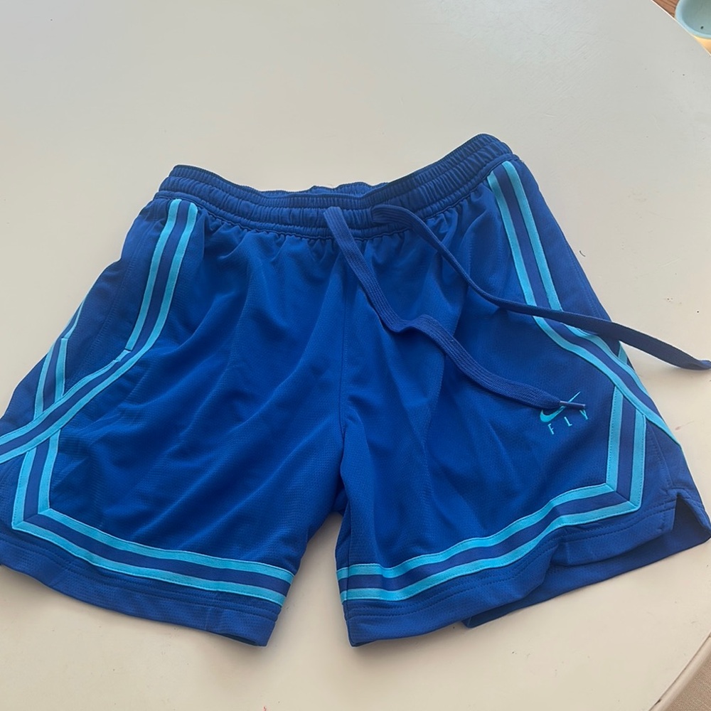 Nike Blue Athletic Shorts Breathable Performance